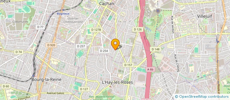 localisation de l'entreprise ASSOCIATION LIEU DIT  CACHAN