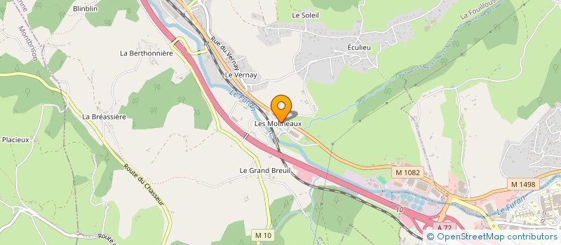 localisation de l'entreprise ASSOCIATION LIGERIENNE D'ETUDE DE POPULATIONS CELLULAIRES ( A. L. E. P. O. C.)  LA FOUILLOUSE