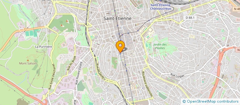 localisation de l'entreprise ASSOCIATION LIGERIENNE DE FORMATIONS MILITANTES  SAINT-ETIENNE