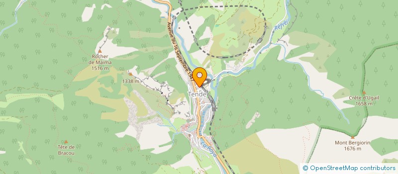 localisation de l'entreprise ASSOCIATION LIGHTVIBRATION  SAORGE