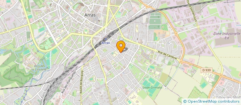 localisation de l'entreprise ASSOCIATION LILI LEIGNEL POUR LA MEMOIRE DE LA DEPORTATION à ARRAS