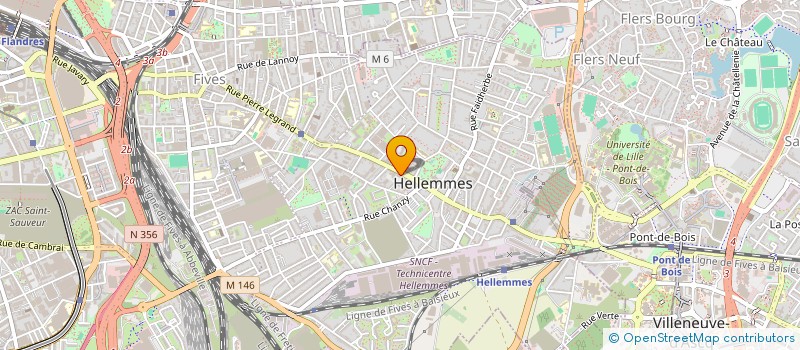 localisation de l'entreprise ASSOCIATION LILLOISE DE PSYCHOLOGIE ERGONOMIE à LILLE