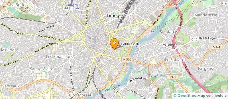 localisation de l'entreprise ASSOCIATION LIMOUSINE DU GOUT à LIMOGES