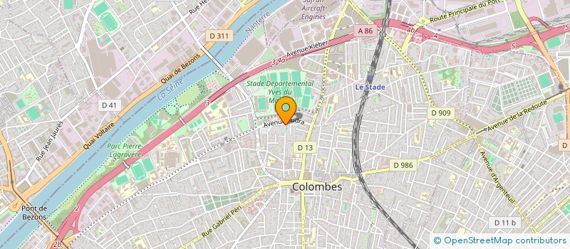 localisation de l'entreprise ASSOCIATION LINGA MOSSALA à COLOMBES