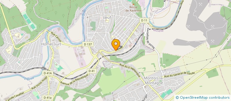 localisation de l'entreprise ASSOCIATION LINKAF  JUF