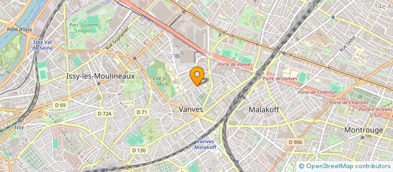 localisation de l'entreprise ASSOCIATION LINKS à VANVES