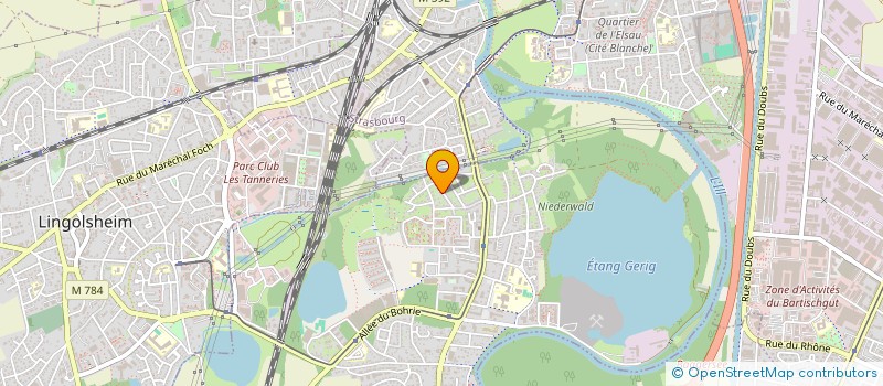 localisation de l'entreprise ASSOCIATION LIOBA MICHEL  OSTWALD