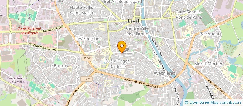 localisation de l'entreprise ASSOCIATION LIONS CLUB à LAVAL