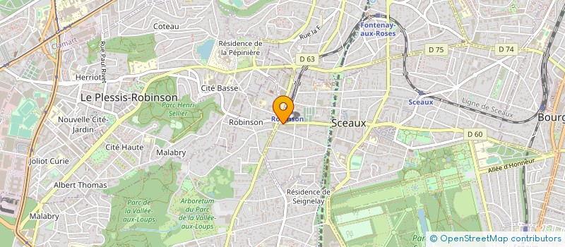 localisation de l'entreprise ASSOCIATION LIONS CLUB à SCEAUX