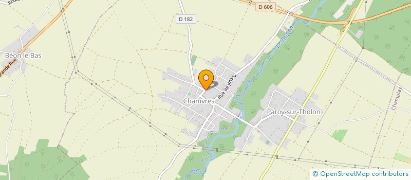 localisation de l'entreprise ASSOCIATION LIRE LA NUIT  CHAMVRES