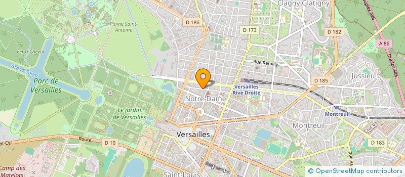 localisation de l'entreprise ASSOCIATION LITERRAIRE PAROLES D'ENCRE  VERSAILLES