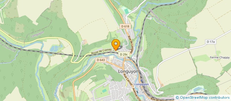 localisation de l'entreprise ASSOCIATION LITTERAIRE ET CULTURELLE  LONGUYON