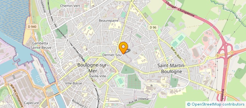 localisation de l'entreprise ASSOCIATION LITTORALE ECOUTER ET ACCOMPAGNER à BOULOGNE-SUR-MER