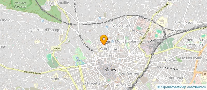localisation de l'entreprise ASSOCIATION LIVRADOMICIL  NIMES