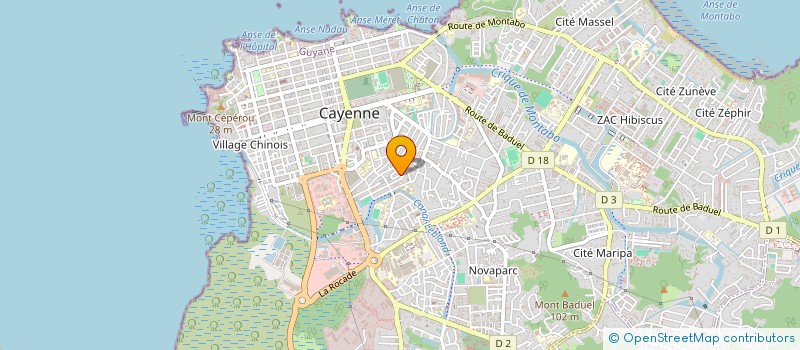 localisation de l'entreprise ASSOCIATION LKIN CARIBBEAN  CAYENNE