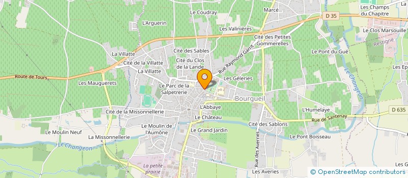 localisation de l'entreprise ASSOCIATION LOCALE A.D.M.R. à BOURGUEIL
