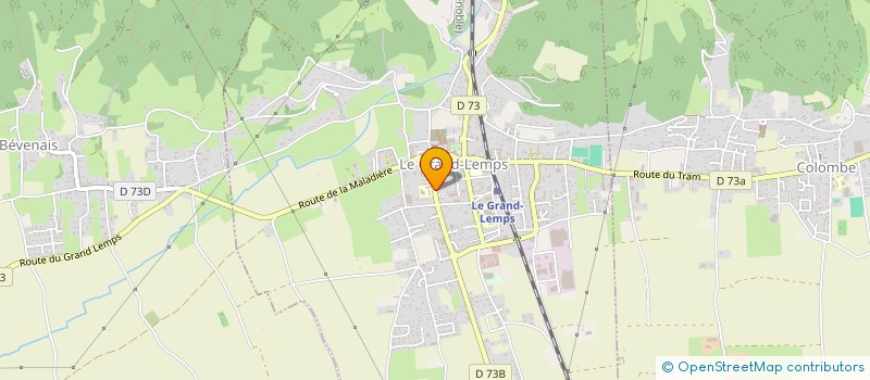 localisation de l'entreprise ASSOCIATION LOCALE ADMR BEVENAIS LE GRAND LEMPS  LE GRAND-LEMPS