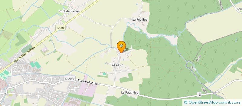 localisation de l'entreprise ASSOCIATION LOCALE ADMR D'AUXONNE à AUXONNE