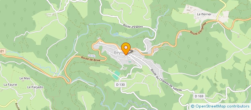 localisation de l'entreprise ASSOCIATION LOCALE ADMR DE BEYNAT  BEYNAT