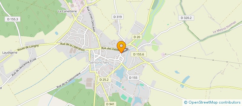localisation de l'entreprise ASSOCIATION LOCALE ADMR DE CHATEAUNEUF EN THYMERAIS à SENONCHES