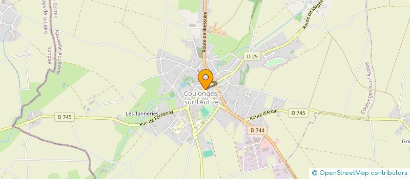 localisation de l'entreprise ASSOCIATION LOCALE ADMR DE COULONGES SUR L'AUTIZE  COULONGES-SUR-L'AUTIZE