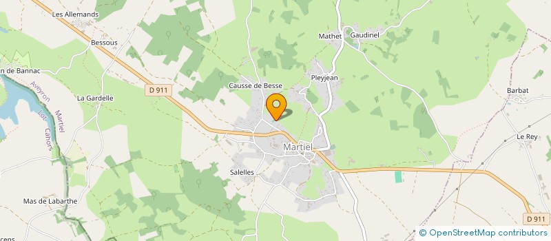 localisation de l'entreprise ASSOCIATION LOCALE ADMR DE LA CASELLE  MARTIEL