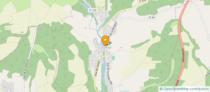 localisation de l'entreprise ASSOCIATION LOCALE ADMR DE LA GIVONNE  GIVONNE