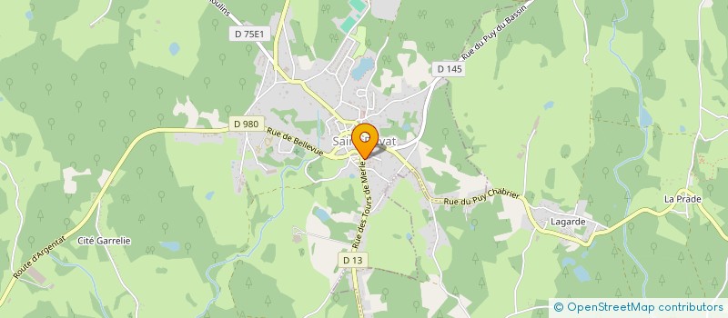 localisation de l'entreprise ASSOCIATION LOCALE ADMR DE SAINT PRIVAT  SAINT-PRIVAT