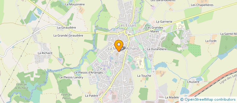 localisation de l'entreprise ASSOCIATION LOCALE ADMR DE SAINTE FLAIVE DES LOUPS à LES ACHARDS