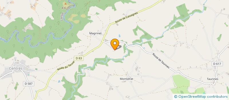 localisation de l'entreprise ASSOCIATION LOCALE ADMR DE SALMIECH-COMPS  SALMIECH