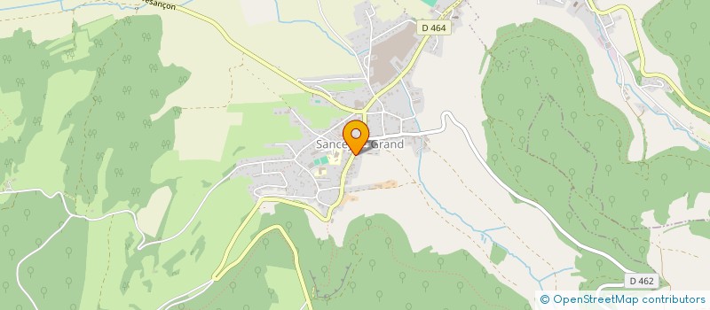 localisation de l'entreprise ASSOCIATION LOCALE ADMR DE SANCEY  SANCEY