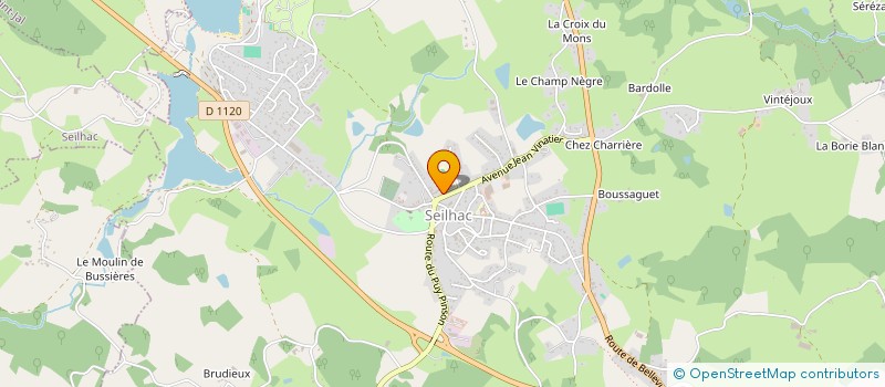 localisation de l'entreprise ASSOCIATION LOCALE ADMR DE SEILHAC  SEILHAC