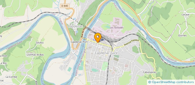 localisation de l'entreprise ASSOCIATION LOCALE ADMR DU CANTON DE CAPDENAC à CAPDENAC-GARE