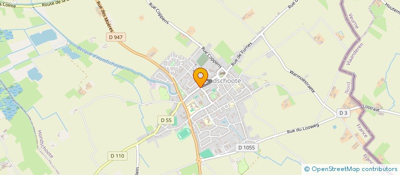 localisation de l'entreprise ASSOCIATION LOCALE ADMR DU LITTORAL  HONDSCHOOTE