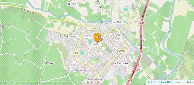 localisation de l'entreprise ASSOCIATION LOCALE ADMR DU PISCENOIS à PEZENAS