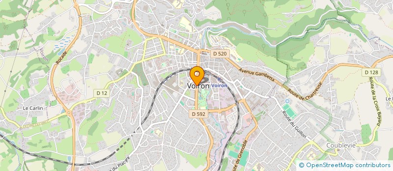 localisation de l'entreprise ASSOCIATION LOCALE ADMR EMMA à VOIRON