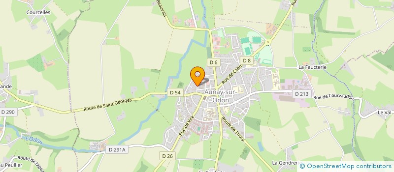 localisation de l'entreprise ASSOCIATION LOCALE ADMR ENTRE MONTS ET COLLINES  LES MONTS D'AUNAY