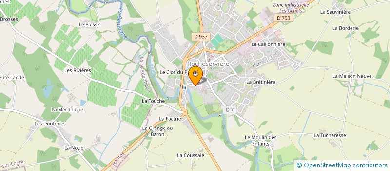 localisation de l'entreprise ASSOCIATION LOCALE ADMR MONTREVERD - L'HERBERGEMENT - ROCHESERVIERE - ST PHILBERT DE BOUAINE  ROCHESERVIERE