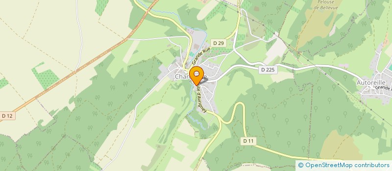 localisation de l'entreprise ASSOCIATION LOCALE ADMR SAD DES 3 CANTONS  CHARCENNE