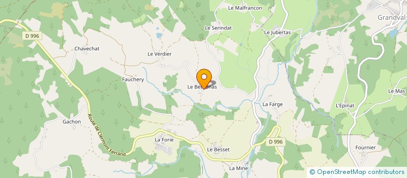 localisation de l'entreprise ASSOCIATION LOCALE AIDE DOMICI à SAINT-AMANT-ROCHE-SAVINE