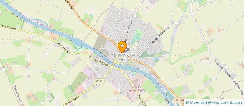 localisation de l'entreprise ASSOCIATION LOCALE DE DEFENSE DE L'ENVIRONNEMENT (DEULEMENT DEFENSE DE L'ENVIRONNEMENT)  DEULEMONT