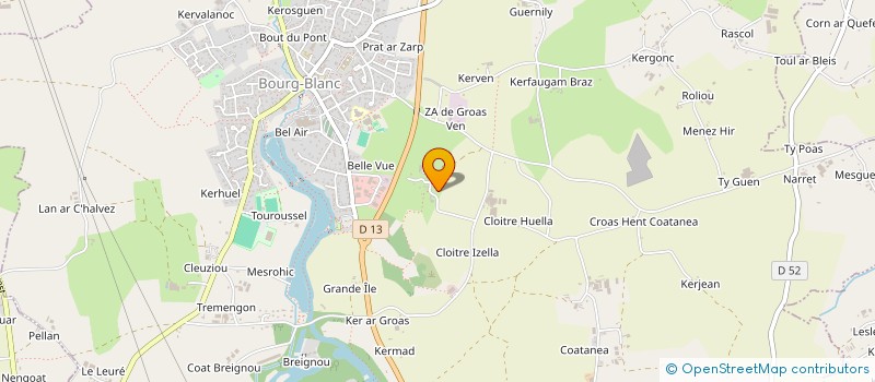 localisation de l'entreprise ASSOCIATION LOCALE DE LE DRENNEC DE L'UNION NATIONALE DES COMBATTANTS DU DEPARTEMENT DU FINISTERE  LE DRENNEC