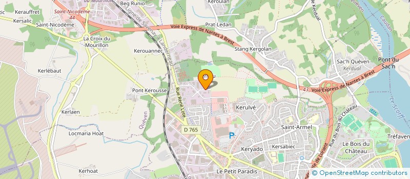 localisation de l'entreprise ASSOCIATION LOCALE DES RETRAITES CFTC DE LA REGION DE LORIENT  LORIENT