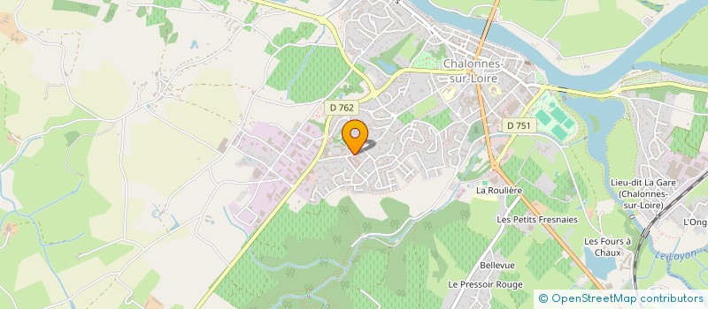 localisation de l'entreprise ASSOCIATION LOCALE POUR CULTE TEMOINS DE JEHOVAH  CHALONNES-SUR-LOIRE