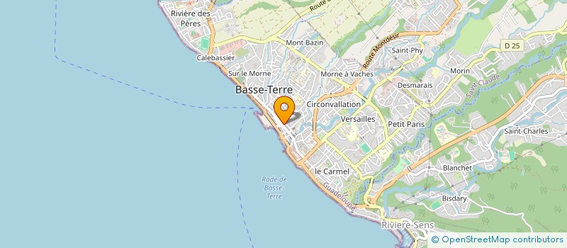 localisation de l'entreprise ASSOCIATION LOCALE POUR L INSERTION ET LA CREATION D EMPLOIS EN GUADELOUPE à BASSE-TERRE