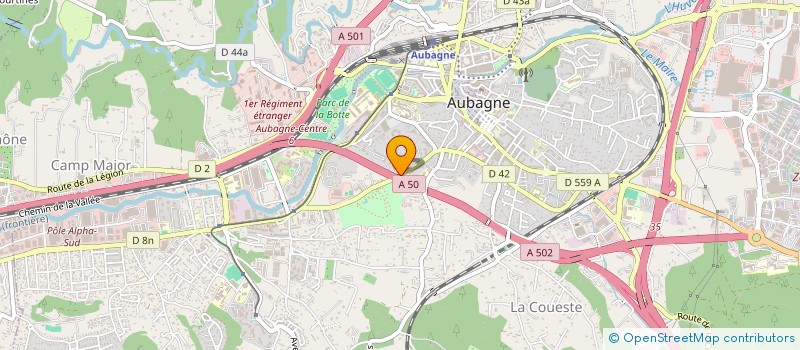 localisation de l'entreprise ASSOCIATION LOCALE POUR LE CULTE DES TEMOINS DE JEHOVAH D'AUBAGNE à AUBAGNE