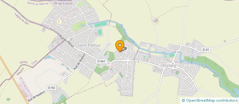 localisation de l'entreprise ASSOCIATION LOCALE POUR LE CULTE DES TEMOINS DE JEHOVAH DAMMARTIN EN GOELE  SAINT-PATHUS