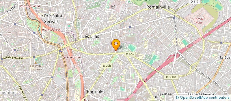localisation de l'entreprise ASSOCIATION LOCALE POUR LE CULTE DES TEMOINS DE JEHOVAH DE BAGNOLET à BAGNOLET