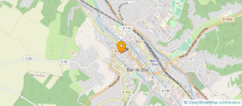 localisation de l'entreprise ASSOCIATION LOCALE POUR LE CULTE DES TEMOINS DE JEHOVAH DE BAR-LE-DUC à BAR LE DUC