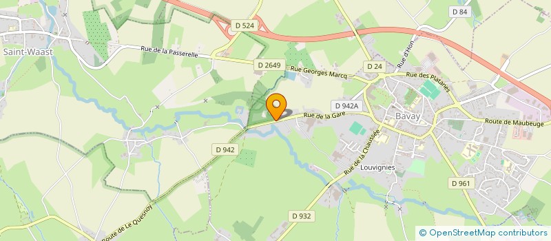 localisation de l'entreprise ASSOCIATION LOCALE POUR LE CULTE DES TEMOINS DE JEHOVAH DE BAVAY  BAVAY